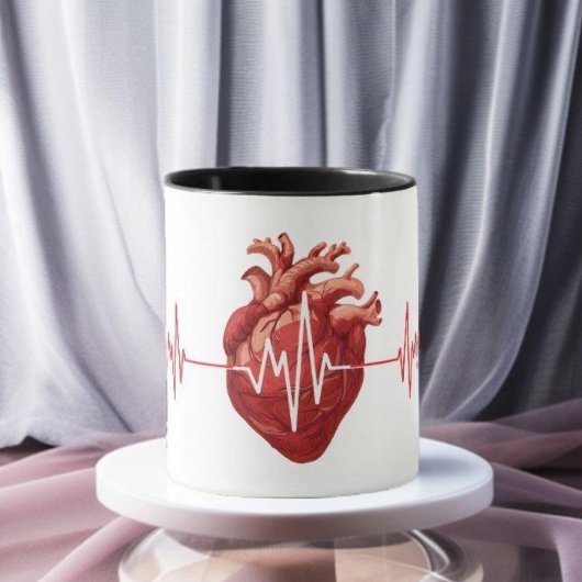 Kardiologe Herzarzt Kardiologie Echo Design Tasse