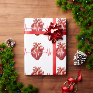 Kardiologe Herzarzt Kardiologie Ich höre dir zu Geschenkpapier