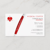 Kardiologe | Herzspezialist | Herzarzt Visitenkarte (Vorderseite)