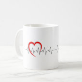 Kardiologe Kaffeetasse (Vorderseite Links)