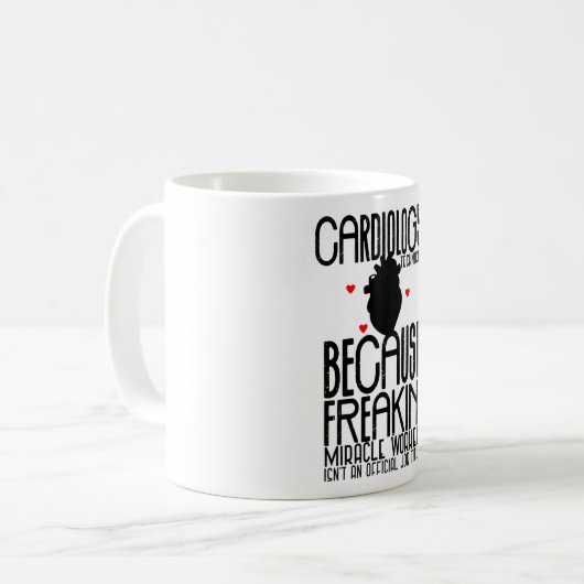 Kardiologe Kaffeetasse (Vorderseite Links)