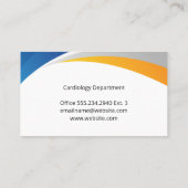 Kardiologe-Logo | Medizinisch Visitenkarte (Rückseite)