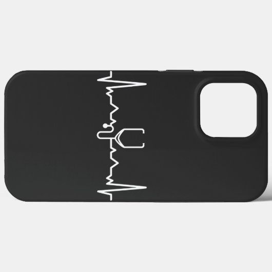 Kardiologe mit EKG Case-Mate iPhone Hülle (Rückseite (Horizontal))