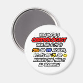 Kardiologe .. OMG WTF LOL Magnet (Vorderseite/Rückseite)