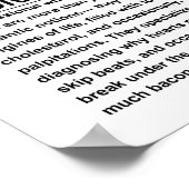 Kardiologe Poster (Ecke)