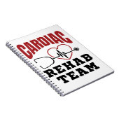 Kardiologe Rehab Team Krankenschwester Notizblock (Rechte Seite)