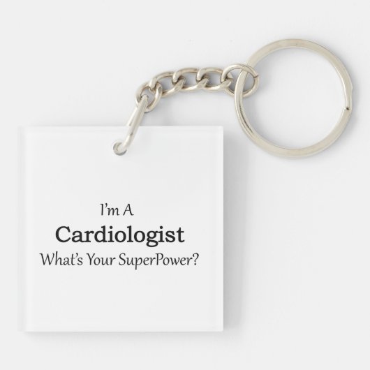 Kardiologe Schlüsselanhänger (Rückseite)