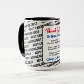 Kardiologe Vielen Dank Tasse (Vorderseite Links)