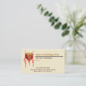 Kardiologe Visitenkarte (Stehend Vorderseite)