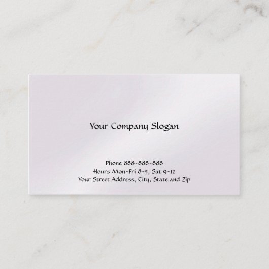 Kardiologe Visitenkarte (Rückseite)