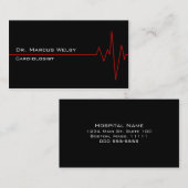 Kardiologe Visitenkarte (Vorne/Hinten)