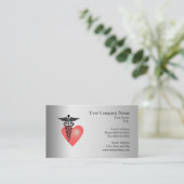 Kardiologe Visitenkarte (Stehend Vorderseite)