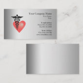 Kardiologe Visitenkarte (Vorne/Hinten)