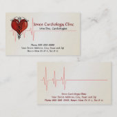 Kardiologe Visitenkarte (Vorne/Hinten)
