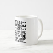 Kardiologe zu sein ist einfach, es ist wie Reiten Kaffeetasse (VorderseiteRechts)