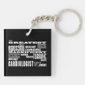 Kardiologen Geburtstage: Bester Kardiologe Schlüsselanhänger (Rückseite)