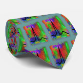 Kardiologen-Krawatte--QRS Entwurf Krawatte (Gerollt)