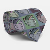 Kardiologen-künstlerische Herz-Krawatte Krawatte (Gerollt)