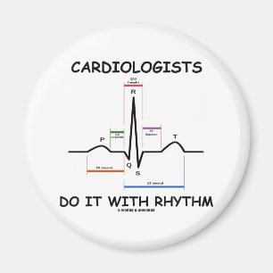 Kardiologen tun es mit Rhythmus (ECG/EKG) Magnet
