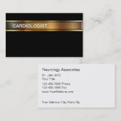 Kardiologen-Visitenkarten Visitenkarte (Vorne/Hinten)