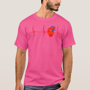 Kardiologie Anatomie Herzkardiologe Rhythm Ecg P T-Shirt