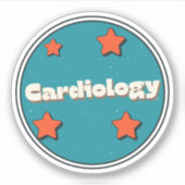 Kardiologie Aufkleber (Vorderseite)