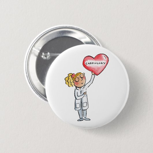 Kardiologie Button (Vorne & Hinten)
