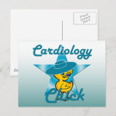 Kardiologie Chick #7 Postkarte (Vorne/Hinten)