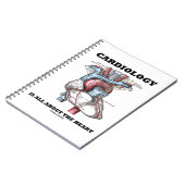 Kardiologie dreht sich alles um das Herz (anatomis Notizblock (Linke Seite)