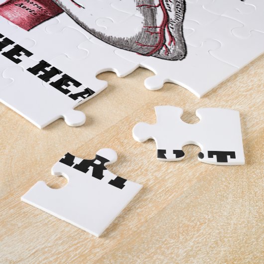 Kardiologie ist ganz über das Herz (anatomisch) Puzzle (Seite)