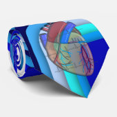 Kardiologie-Krawatten-anatomisches Herz Krawatte (Gerollt)