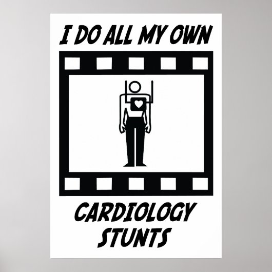 Kardiologie Stunts Poster (Vorne)