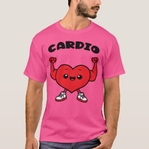 Kardiologie süße Chibi Herz Liebe Sport Vintage T-Shirt