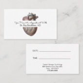 Kardiologie Terminkarte (Vorne/Hinten)