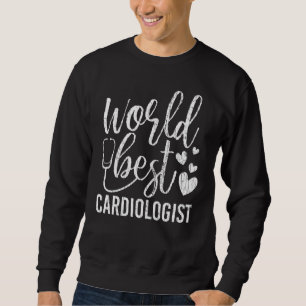 Kardiologie Weltet bester Kardiologe Grafik Sweatshirt