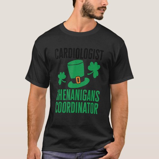 Kardiologin St Patricks Day Shenanigans Coordinate T-Shirt (Vorderseite)