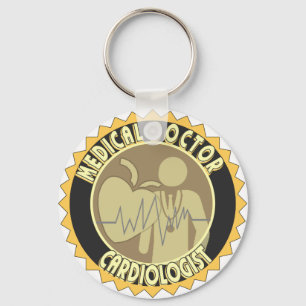 KARDIOLOGISTISCHE LOGIE - HERZARZT SCHLÜSSELANHÄNGER