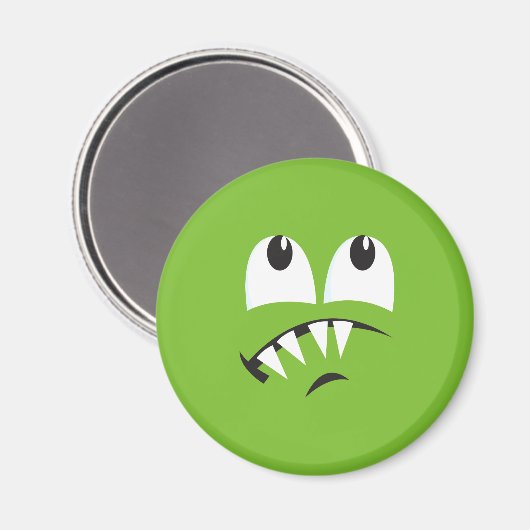 KAREDY MONSTER FACE COSTUME MAGNET (Vorderseite/Rückseite)