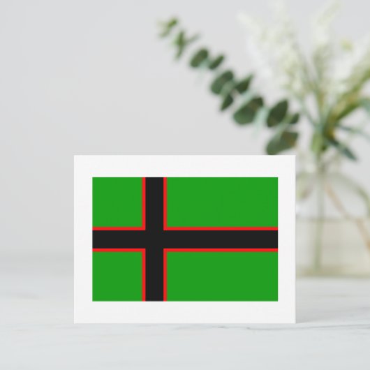Karelia Flag Postkarte (Stehend Vorderseite)