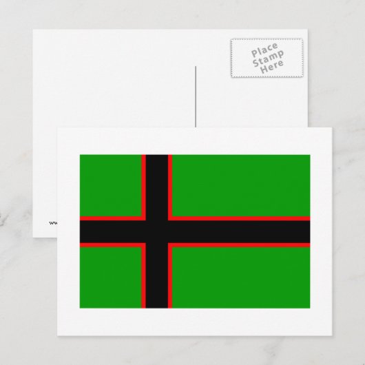 Karelia Flag Postkarte (Vorne/Hinten)