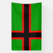 Karelia-Nationalflagge Banner (Vertikal)