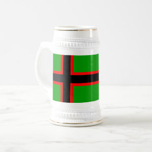 Karelia-Nationalflagge Bierglas