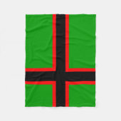 Karelia-Nationalflagge Fleecedecke (Vorderseite)