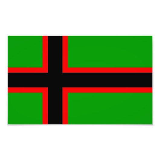 Karelia-Nationalflagge Fotodruck (Vorne)