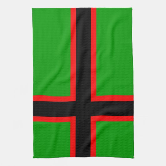 Karelia-Nationalflagge Geschirrtuch (Vertikal)