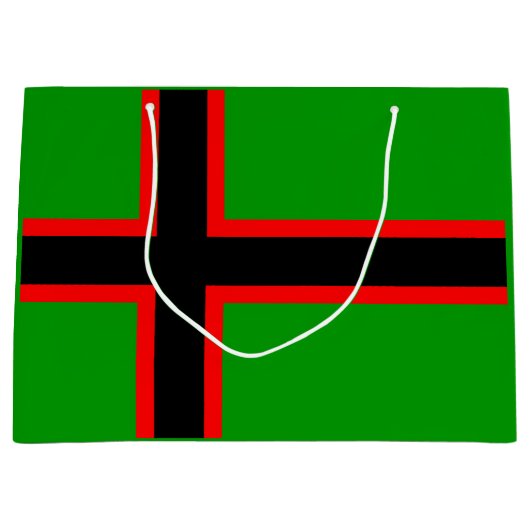 Karelia-Nationalflagge Große Geschenktüte (Vorderseite)