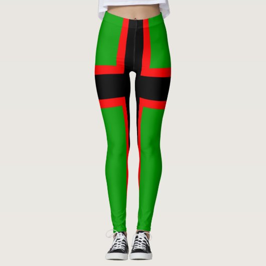 Karelia-Nationalflagge Leggings (Vorderseite)