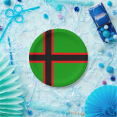 Karelia-Nationalflagge Pappteller (Party)