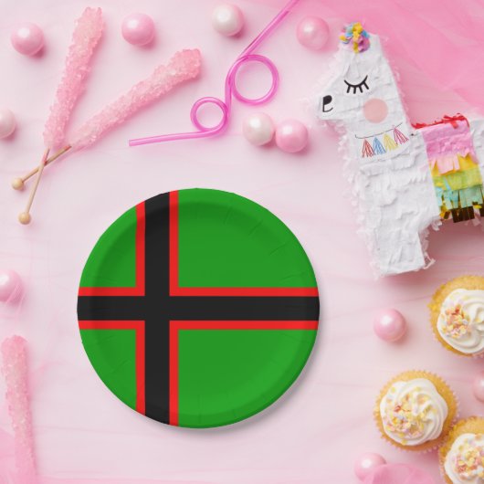 Karelia-Nationalflagge Pappteller (Party)