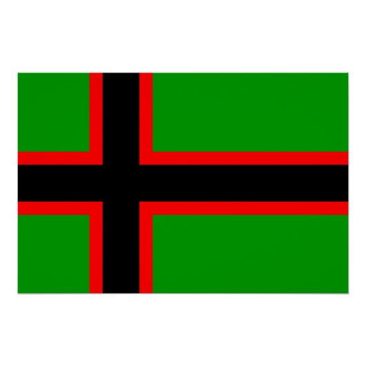 Karelia-Nationalflagge Poster (Vorderseite)